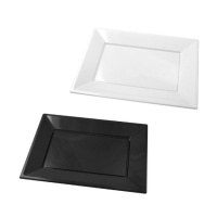 Plateaux rectangulaires 33 x 22,5 cm - Maxi Products - 25 unités