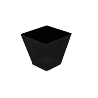 Bols carrés noirs - 25 pièces