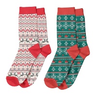 Chaussettes de Noël blanches - 1 paire