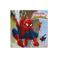 Serviettes de table Spiderman 16,5 x 16,5 cm - 20 unités