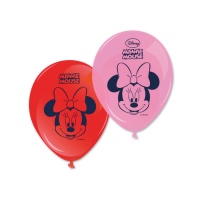 Ballons en latex Minnie Mouse - Procos - 8 pcs.