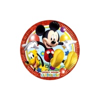 Assiettes Mickey Mouse 20 cm - 8 pièces