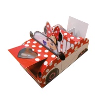 Support à cupcake en forme de voiture de Minnie