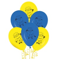 Ballons en latex Minions - Procos - 8 pcs.