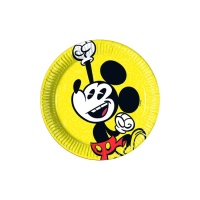 Vieille vaisselle Mickey 20 cm - 8 pcs.