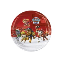 Assiettes Paw Patrol en action 23 cm - 8 pcs.