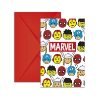 Invitations Avengers Team Power - 6 pcs.