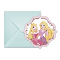 Invitations Dreamy Disney Princess - 6 pcs.