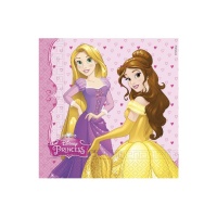 Serviettes de table Princesse Disney 16,5 x 16,5 cm - 20 pcs.