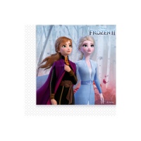Serviettes Frozen II 16.5 x 16.5 cm - 20 pièces