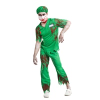 Costume d'infirmier zombie pour homme