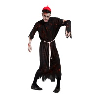 Costume de prêtre zombie