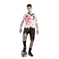 Costume de footballeur zombie