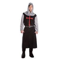 Costume de Templier noir pour hommes