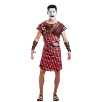 Costume de guerrier écossais pour adultes