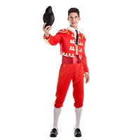 Costume de torero rouge pour homme