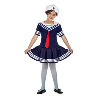 Costume de petit marin pour les filles