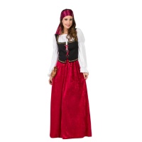 Costume d'aubergiste médiéval pour adultes