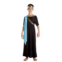 Costume grec pour enfants en or et noir