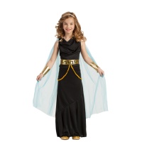 Costume grec pour filles en or et noir