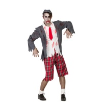 Costume d'écolier zombie pour hommes