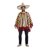 Poncho mexicain classique pour hommes