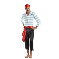 Costume d'équipier pirate pour homme