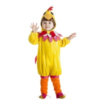 Costume de bébé coq jaune