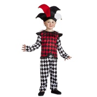 Costume d'arlequin de cirque pour enfants