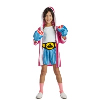 Costume de boxeur avec gants pour filles