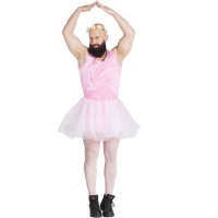 Costume de ballerine avec tutu pour hommes