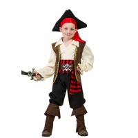 Costume de capitaine de bateau pirate pour enfants