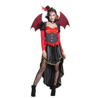 Costume de vampire victorien avec ailes pour femmes