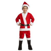 Costume de Père Noël rouge et blanc pour garçons