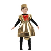 Costume de cloche d'or pour enfants