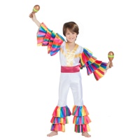 Costume de rumbero blanc pour enfants