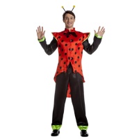 Costume de coccinelle rouge pour hommes