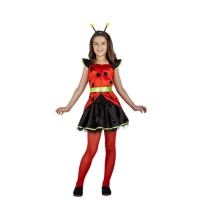 Costume de coccinelle rouge pour filles