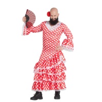 Costume de sévillane rouge pour hommes
