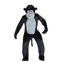 Costume de gorille avec tête pour adultes