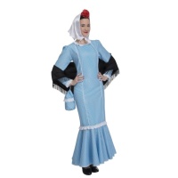 Costume de chulapa bleu pour femmes