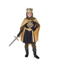 Costume de roi médiéval pour enfants