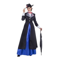 Costume élégant de nounou magique pour femmes