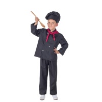 Costume de chef noir pour enfants