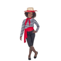 Costume de gondolier pour filles