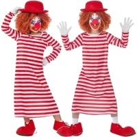 Costume de clown avec chapeau melon pour enfants