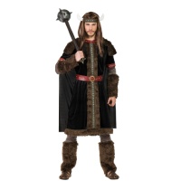 Costume de viking scandinave noir pour homme