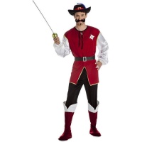 Costume traditionnel de mousquetaire pour hommes