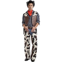 Costume de cow-boy texan avec gilet pour homme