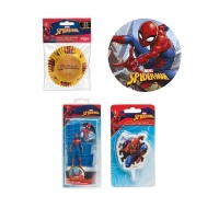 Pack fête d'anniversaire Spiderman - Dekora - 4 produits